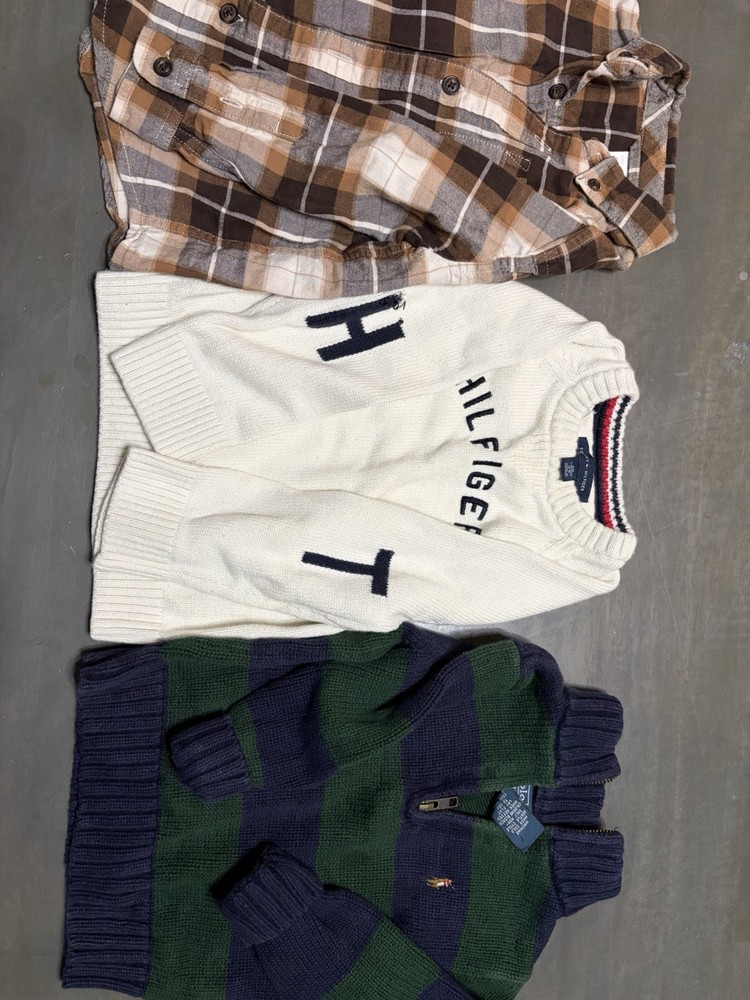 Boys Ralph Lauren Tommy Hilfiger Sweater Shirt Lot READ 2t-3t (#141)