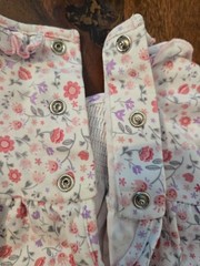 Kissy Kissy Floral Dress Size 18-24 months made of 100% Peruvian Pima Cotton