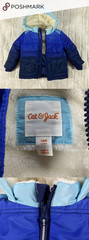 BRAND NEW WITH TAGS Cat and Jack blue ombre winter coat size 18 MONTHS