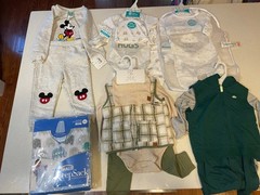 Baby/INFANT Clothes BRAND NEW LOT of 7 (6 out fits + Halo Sleep Sack) – DISNEY