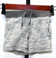 Gymboree Size 6-12 Months Pull On Elastic Drawstring Waist Gray Shorts RN#70530