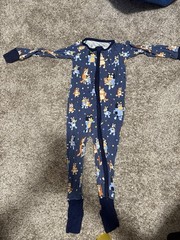 Little Sleepies Bamboo Bluey Dance Mode Zippy – 18-24 months