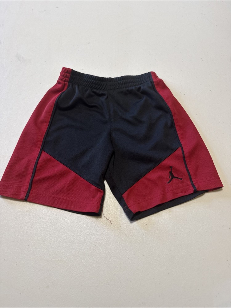 Jordan Jumpman Toddler Boys Black & Red Athletic Basketball Shorts 5T