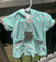 Brand New Matilda Jane Miss Mermaid Hooded Terry Cloth Swim Cover-up