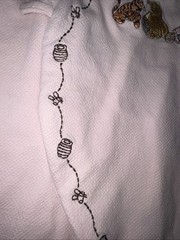 Vintage Classic Pooh Girls Girly Pale Pink Sleeper Size6 Months Piglet Tigger