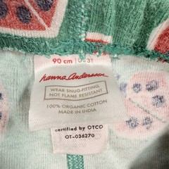 Hanna Andersson Kids 3T Ladybug Organic Cotton Short Pajama Set Green 90cm