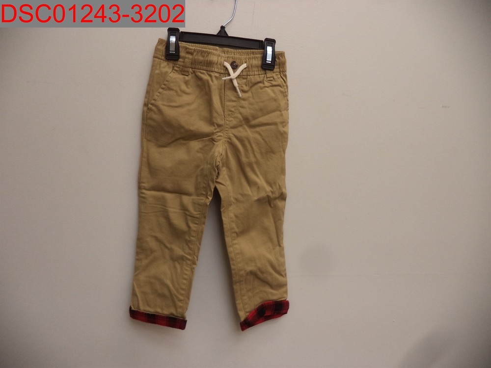Old Navy Toddler Khakis Flannel Lined Functional Drawstring Pant 2T 500071147982