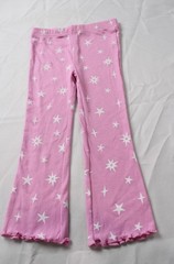 Disney Toddler Girl’s Stitch Elastic Waistband Pull On Pants EH6 Pink Size 3T
