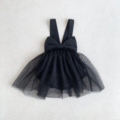 Infant Baby Girl Tutu Skirt Dress Big Bow Birthday Newborn Tulle Jumper Bodysuit