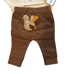 Carter’s Unisex Baby My First Thanksgiving 2 Piece Bodysuit & Pants 12 Month NWT