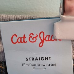 Cat & Jack 5T Toddle Straight Flexible Drawstring Easy-On Denim Jeans