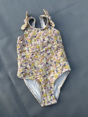 Zara Floral Print Toddler One Piece Bathing Suit Size 2 Years