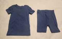 NWT Old Navy Blue Rib Knit Short Pajamas PJs 2PC 5T Toddler Boy
