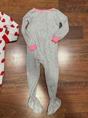 Carter’s – Pajama Bundle in 2T – Fleece and Cotton, Zip Closure with Some Footed
