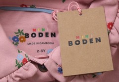 Mini Boden Girls Relaxed Fit Cosy Jersey Shirt Dress AP2 Pink Size: 2-3Y