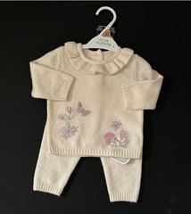 Baby Girls Woollen Knit Wear Set 0/3 Months
