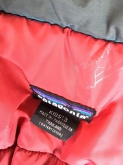 Patagonia Kids Toddler Size 3 Winter Parka Ski Coat Blue Hooded Kids 3T