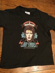 David Bowie – “Ziggy Stardust” – Black Toddler Shirt – Delta Pro – 2T