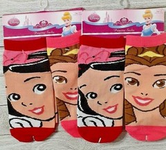 Disney Princess Girls Socks 18-24 months 4 Pair
