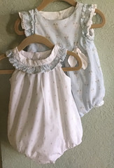 MAGGIE & ZOE Girl Summer 2Set 12M Dressy Romper Cotton NICE CLEAN