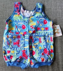 NWT Cradles 0-6 Month Infant One Piece Ocean Beach Theme ADORABLE!