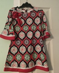 NEW Christmas Dress Girls Counting Daisies A Line 4t Red Black Green White