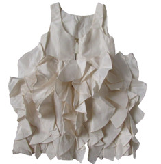 Crewcuts Dress Ivory Ruffle Silk Lyla Wedding Special Occasion Toddler 3