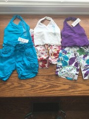 Lot Of 3 – THE CHILDRENS PLACE BABY GIRLS 2 Pc Sets – Size 6-9 Months