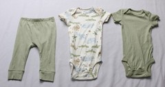 Carter’s Baby Boy’s 3 Piece Bodysuit And Pants Set EJ3 Multicolor Size 6M NWT