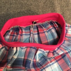 Skirt Girls 2/3 Pink & Blue Plaid Ruffle Tier Long Cotton Mom and Pop’s Kids