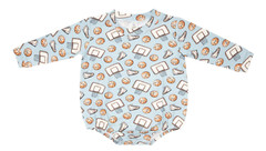 Larkspur Baby Boy “Slam Dunk ” 1 Piece Romper S 6-12 M Bamboo & Spandex NEW