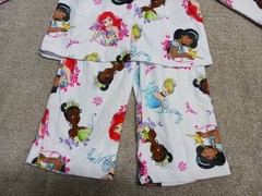 Disney Princess Print Set 2T Teal Blue Flame Resistant
