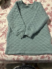 Hanna Anderson Quilted Long Sleeve Dress Size 4 Fits Like A 3