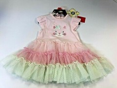 New with Tag Little Me Baby Girls’ Popover Tutu Bodysuit Dress with Headband