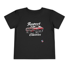Respect the Classics Camaro SS Graphic Toddler T-Shirt Vintage Car Tee
