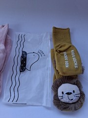Baby Animal Themed Socks 0-6 , Baby Lyons, Play Socks