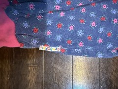 90s Vintage Gymboree Infant Purple & Pink Flowers ￼