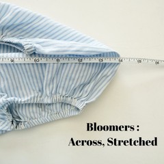 Vintage Baby Outfit Seersucker Sailboat Applique Top + Bloomers : Blue