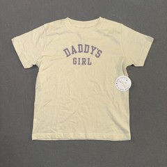Girl’s Sweet Wink Daddy’s Girl T-Shirt Yellow Size 7/8