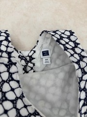 JANIE AND JACK Promenade Petals Navy Floral Eyelet Dress Size 2T