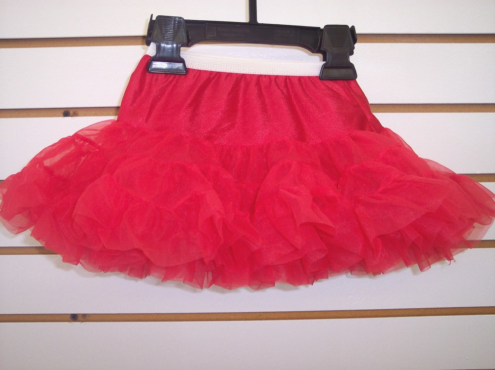 Toddler & Girls Red or Pink Bouffant Half Slips Sizes 2T – 8