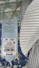 Girl’s Cat &Jack Silver Sparkle Lined Two Tier W/Elastic Waistband Skirt Size-2T