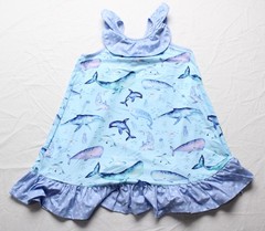 Millie Loves Lily Toddler Girls Sea Life Graphic Flare Dress AC2 Multi Size 3T