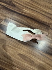 Catherine Malandrino 4T Off White Under The Sea Dress Pink Bows Seahorse Ocean