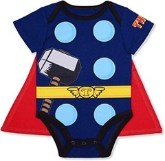 Marvel Thor Baby One Piece Sweeper & Jogger Set (Sizes 0/3M – 6/9M)