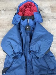 Patagonia Kids Toddler Size 3 Winter Parka Ski Coat Blue Hooded Kids 3T