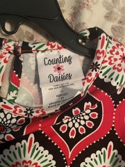 NEW Christmas Dress Girls Counting Daisies A Line 4t Red Black Green White