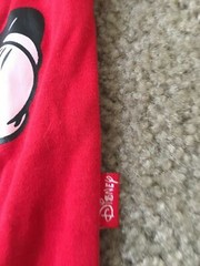 Infant Baby 0-3 Months Mickey Mouse Disney Snap Crotch Shirt Lightweight
