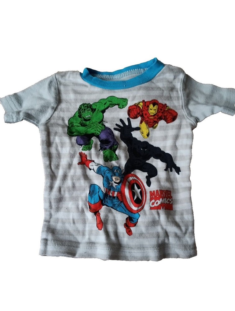 Marvel Comic Avengers Kids Toddler Sleep Shirt 24m