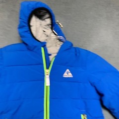 Gerry Puffer Jacket Toddlers 4T Royal Blue Lined Full Zip Hooded Winter Wear